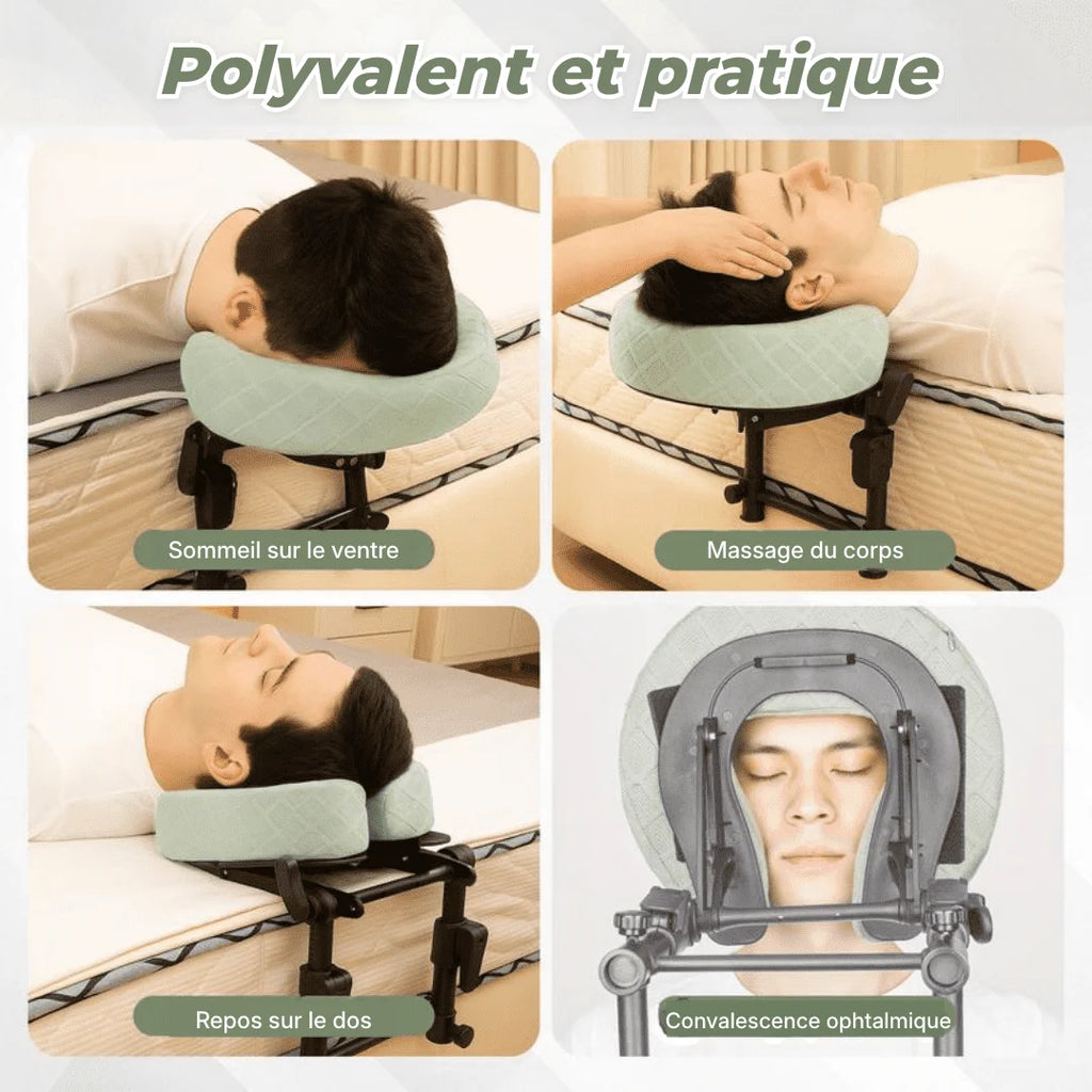 Repose-tête pour massage à la maison